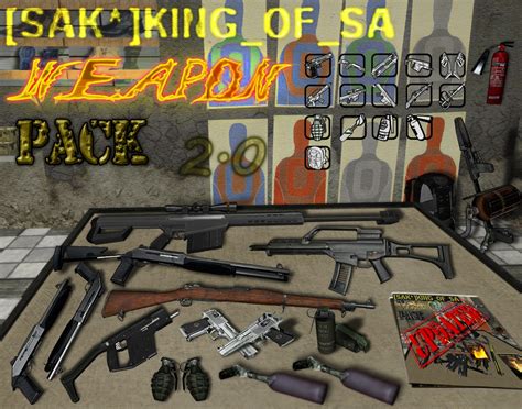 gta sa gta v weapon pack|[SAK*]KING.